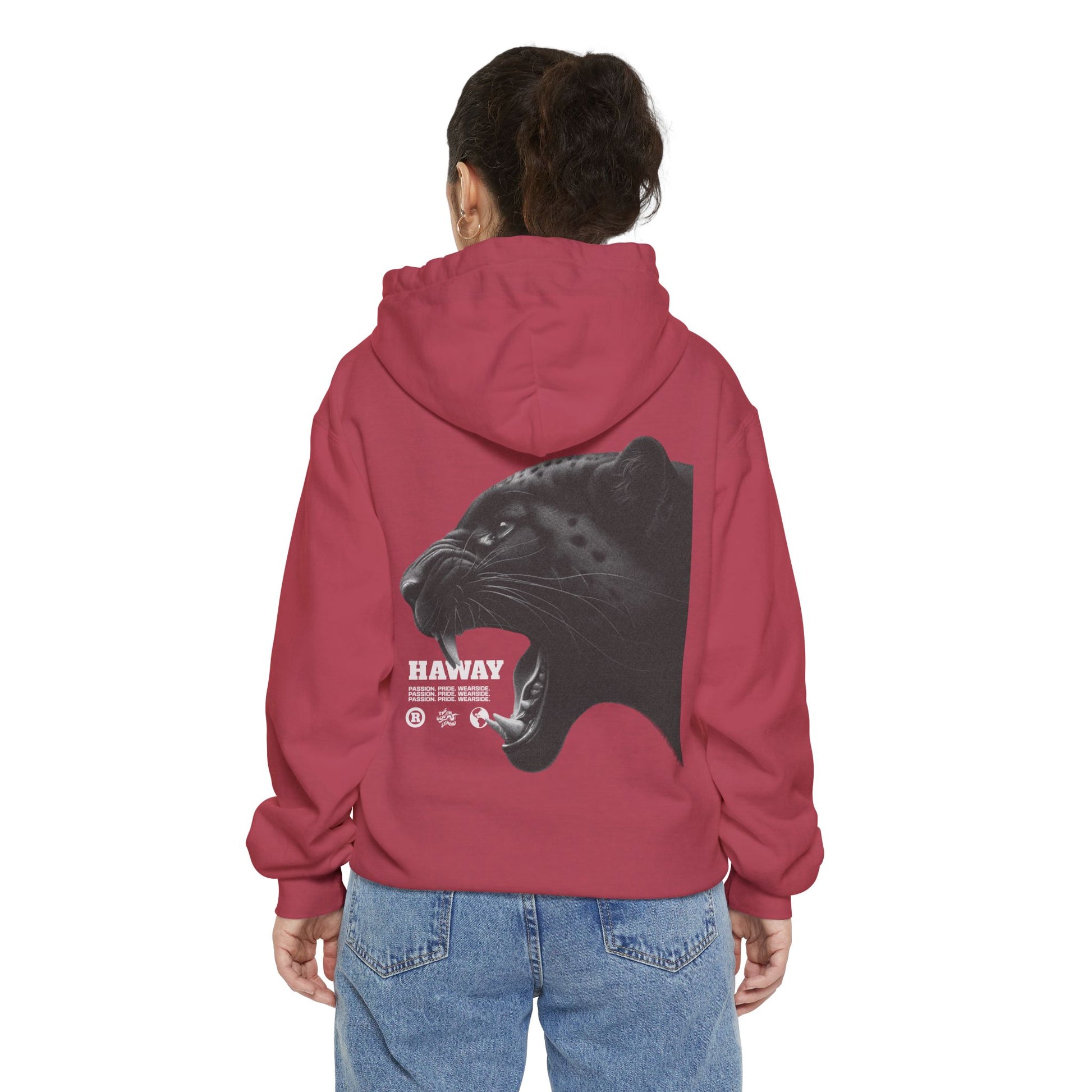 Black Cat Roaring Unisex Hoodie