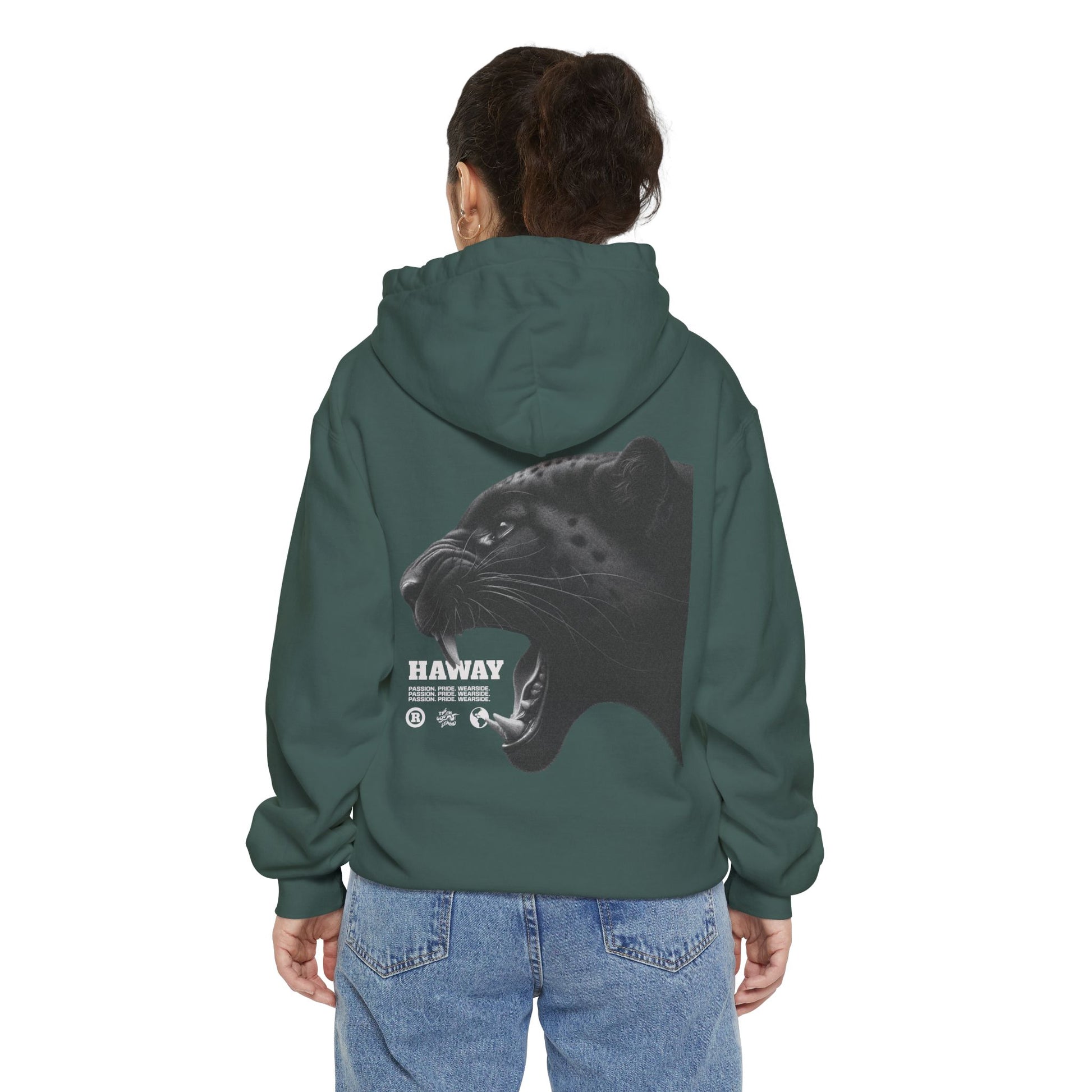 Black Cat Roaring Unisex Hoodie