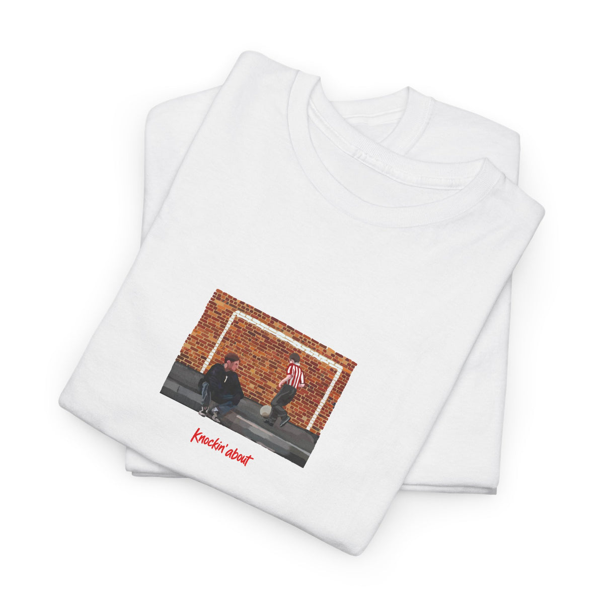 Knockin about' Hand drawn T