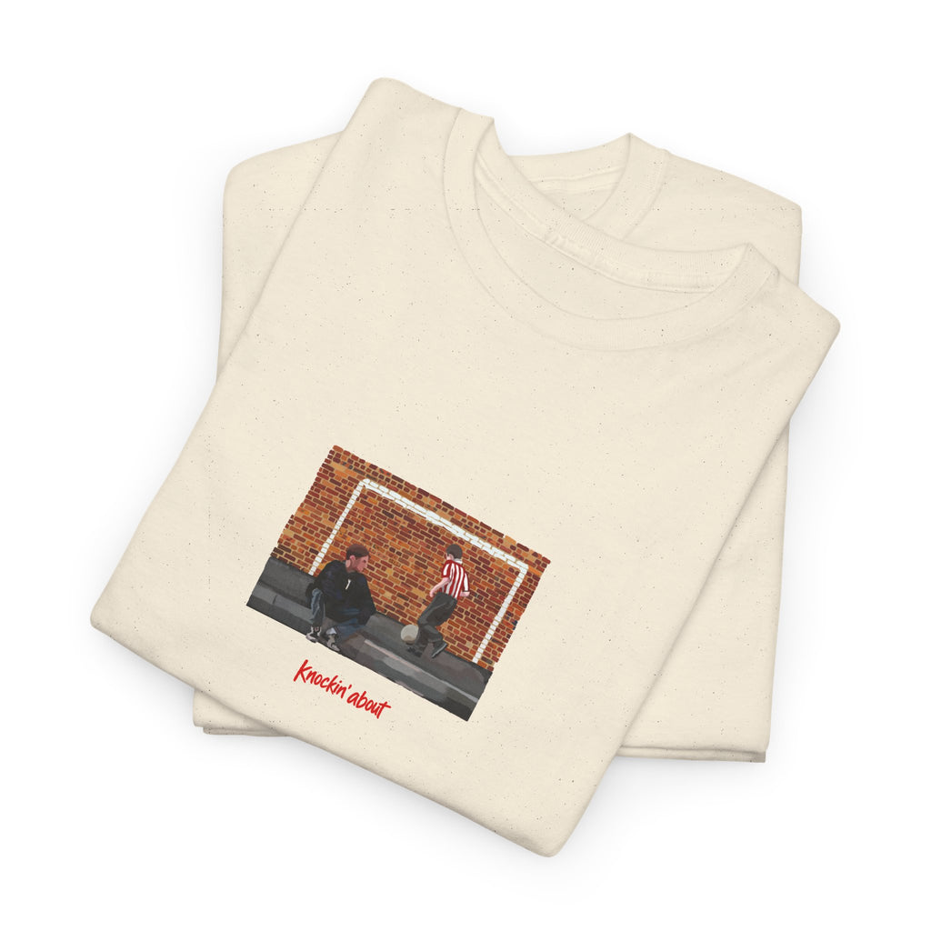 Knockin about' Hand drawn T