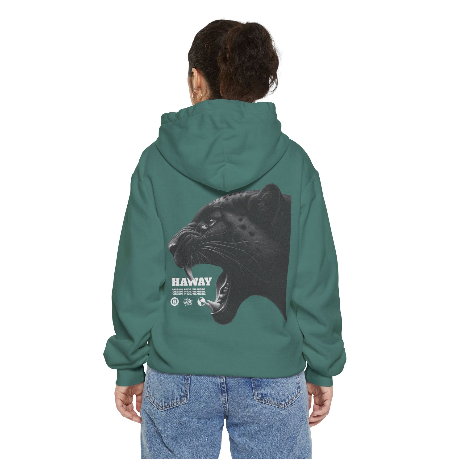 Black Cat Roaring Unisex Hoodie