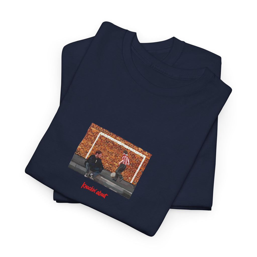 Knockin about' Hand drawn T
