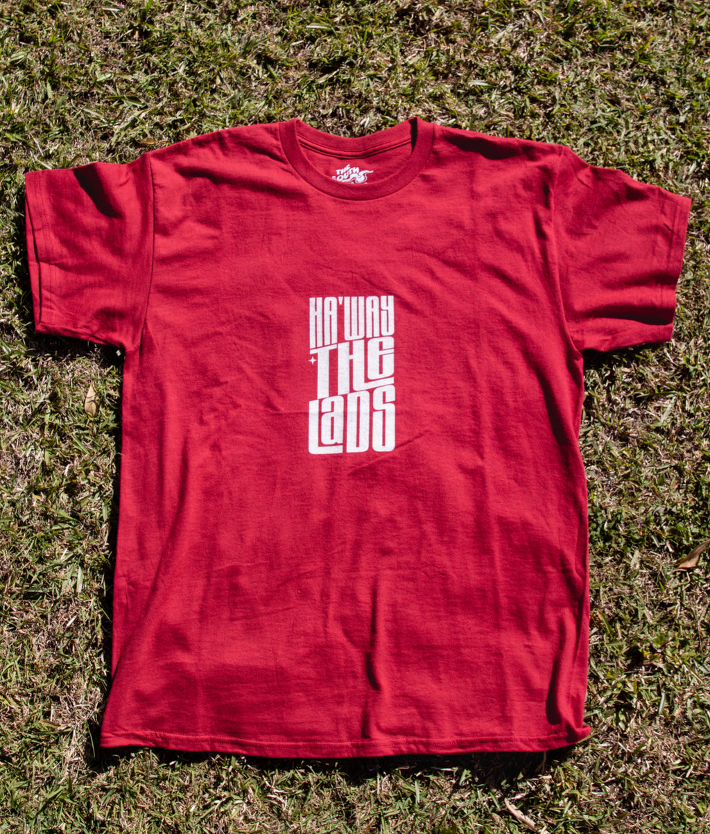 Cardinal Red Ha’way The Lads Graphic Centre T-shirt