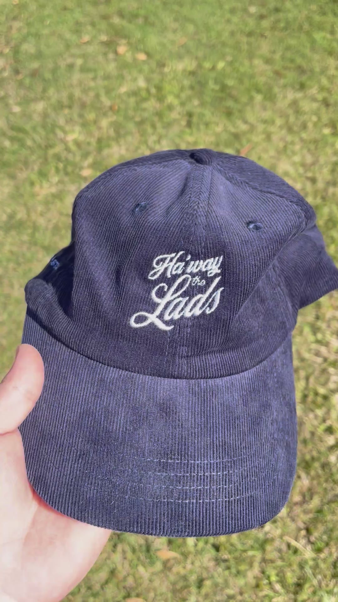 Vintage corduroy cap